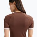 Футболка жіноча Nike Gloss Fitted Top light chocolate 4