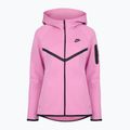 Кофта жіноча  Nike Sportswear Tech Fleece Windrunner light magenta/black 4