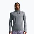 Кофта для бігу чоловіча Nike Miler Dri-Fit UV 1/2 Zip smoke grey