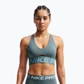 Бюстгальтер для тренувань Nike Pro Sculpt Medium Support mineral slate/denim turquoise/white