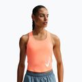Футболка для бігу жіноча Nike Swoosh Run Dri-Fit orange pulse/photon dust/white