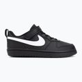 Взуття дитяче Nike Court Borough Low Recraft black/black/white 2