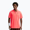 Футболка тенісна чоловіча Nike Court Dri-Fit Polo Solid hot lava/black
