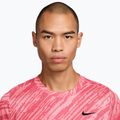 Футболка тенісна чоловіча Nike Court Dri-Fit Victory Print pink foam/black 3