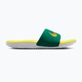 Шльопанці дитячі Nike Coffee malachite/sonic yellow/metallic gold 8