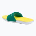 Шльопанці дитячі Nike Coffee malachite/sonic yellow/metallic gold 3