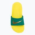 Шльопанці Nike Coffee malachite/sonic yellow/metallic gold 5