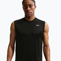 Футболка для тренувань чоловіча Nike Dri-FIT Sleeveless Training Top black/matte silver 3