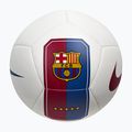 М'яч футбольний Nike Pitch FC Barcelona white/cardinal red size 5 2