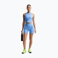 Футболка жіноча Nike One Fitted Dri-Fit Cropped Tank thunder university blue/white 2