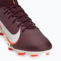 Кросівки футбольні чоловічі Nike United Mercurial Superfly 10 Academy MG burgundy crush/metallic silver 7