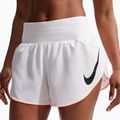 Шорти для бігу жіночі Nike Tempo Swoosh Dri-Fit Mid-Rise Brief-Lined white/orange pulse/black