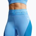 Шорти жіночі Nike Pro Sculpt High Waisted 5" Biker university blue/light photo blue/white 5
