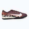 Кросівки футбольні чоловічі Nike United Mercurial Vapor 16 Academy TF burgundy crush/metallic silver 2