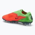 Кросівки футбольні чоловічі Nike Phantom 6 Low Elite Erling Haaland FG hot punch/green strike/black 3