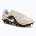 Футбольне взуття дитяче Nike United Jr. Tiempo Maestro Academy MG fossil/burgundy crush/metallic silver