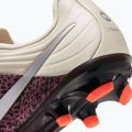 Футбольне взуття дитяче Nike United Jr. Tiempo Maestro Academy MG fossil/burgundy crush/metallic silver 4