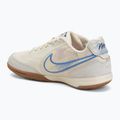 Кросівки футбольні чоловічі Nike Tiempo Streetgato PRM IC coconut milk/gum medium brown/blue crystal 3