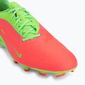 Кросівки футбольні чоловічі Nike Phantom 6 Low Academy Erling Haaland FG hot punch/green strike/black 7