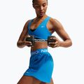 Шорти для тренувань жіночі Nike Pro 2in1 light photo blue/white 4