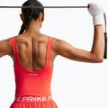 Футболка для тренувань жіноча Nike Pro Sculpt Medium Support Padded Tank light crimson/white 5