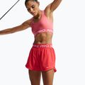 Шорти для тренувань жіночі Nike Pro 2in1 light crimson/white 4
