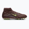 Кросівки футбольні чоловічі Nike Mercurial Superfly 10 Academy Kylian Mbappé AG plum eclipse/metallic silver