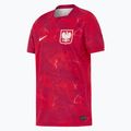 Футболка футбольна дитяча Nike Dri-Fit Poland Stadium Away 2026 noble red/sport red