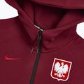 Кофта футбольна чоловіча Nike Tech Fleece Poland Full Zip Hoodie team red 4