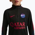Кофта футбольна дитяча Nike Paris Saint-Germain Strike Dri-Fit Soccer Knit Drill Top black/global red/global red 5