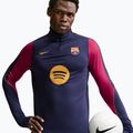 Кофта футбольна чоловіча Nike FC Barcelona Strike Soccer Drill Top blackened blue/mineral yellow 4