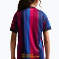 Футболка футбольна дитяча Nike FC Barcelona Dri-Fit Stadium Home deep garnet/blue void/mineral yellow 7