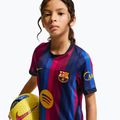 Футболка футбольна дитяча Nike FC Barcelona Dri-Fit Stadium Home deep garnet/blue void/mineral yellow 8