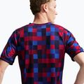 Футболка футбольна чоловіча Nike FC Barcelona Dri-Fit Pre-Match noble red/mineral yellow 5