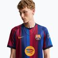 Футболка футбольна чоловіча Nike FC Barcelona Dri-Fit Stadium Home deep garnet/blue void/mineral yellow 5