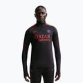 Кофта футбольна чоловіча Nike Paris Saint-Germain Strike Dri-Fit Soccer Knit Drill Top black/global red/global red