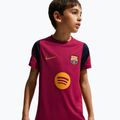 Футболка футбольна дитяча Nike FC Barcelona Strike Dri-Fit noble red/blackened blue 4