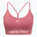 Бюстгальтер для тренувань Nike Pro Seamless Light Support peony/white