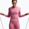 Шорти для тренувань жіночі Nike Pro Seamless High Waisted Biker 5" peony/white 4
