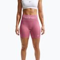 Шорти для тренувань жіночі Nike Pro Seamless High Waisted Biker 5" peony/white 5