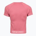 Футболка для тренувань жіноча Nike Pro Seamless Dri-Fit peony/white 2