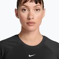 Футболка для тренувань жіноча Nike Pro Seamless Dri-Fit black/white 3