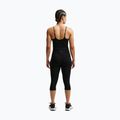 Жіноча тренувальна футболка Nike One Medium Support чорний/білий 3