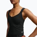 Футболка для тренувань жіноча Nike Pro Sculpt Medium Support Padded Tank black/white 4