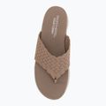 Шльопанці жіночі SKECHERS Ultra Flex 3.0 Rhythm Waves brown 5