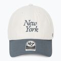 Кепка 47 Brand MLB New York Yankees Foundation Script TT CLEAN UP sandstone 2