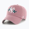 Кепка 47 Brand MLB New York Yankees Icon Alt CLEAN UP mauve