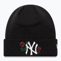 Шапка зимова жіноча New Era Sequin Rose Beanie New Yor Yankees black