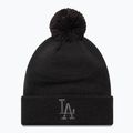 Шапка зимова жіноча New Era Metallic Bobble Los Angeles Dodger blacks