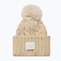Шапка зимова жіноча New Era Cable Wide New York Yankees stone